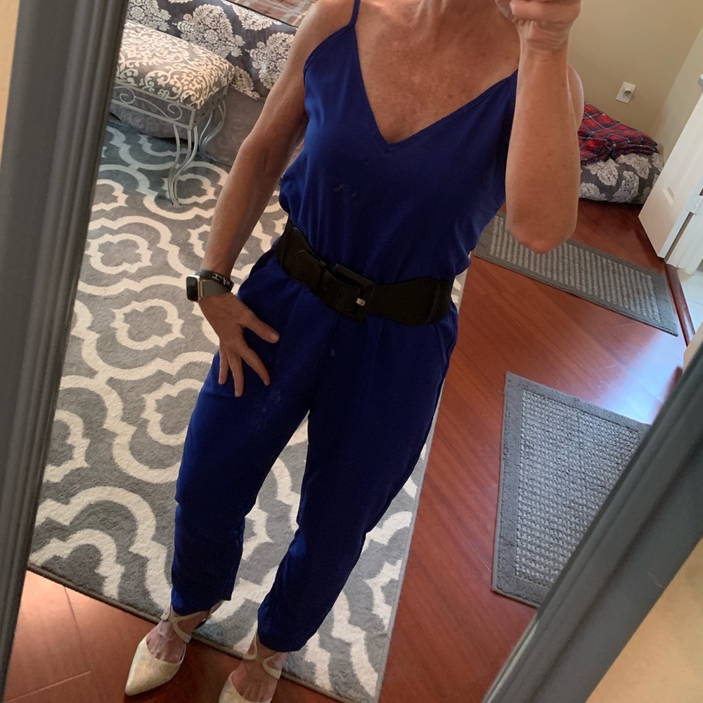🐾3 For $25 Blue Jumpsuit Sz M - Picture 3 of 8